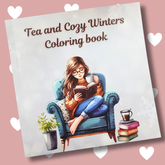 Tea & Cozy Winter Coloring Book